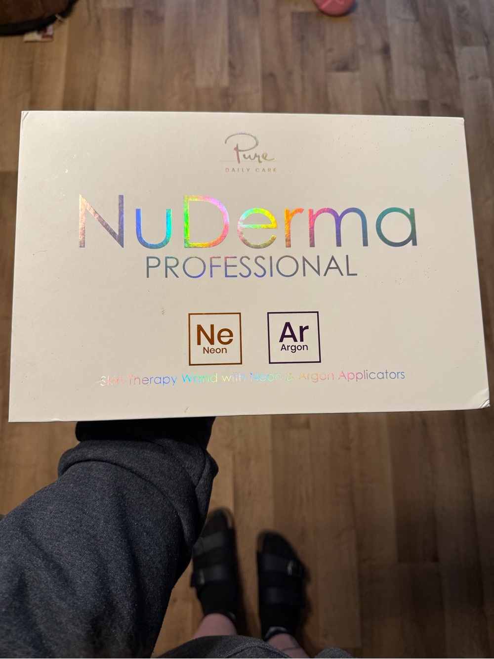 NuDerma Professional Skin Therapy Wand - White
